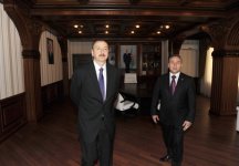 Azerbaijani President opens new headquarters of Nasimi district executive authorities (PHOTO)