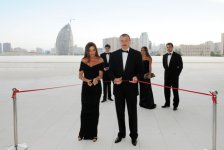 Президент Азербайджана и его супруга приняли участие в церемонии открытия Центра Гейдара Алиева (ФОТО)
