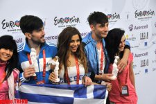 The representative of Greece at "Eurovision" celebrated her birthday in Baku (PHOTO)