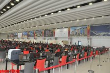 Первые кадры из пресс-центра "Baku Crystal Hall", где журналисты готовятся к конкурсу (фотосессия)