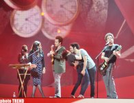 Рок-группа "Изабо" на сцене  "Baku Crystal Hall" (фотоссесия)