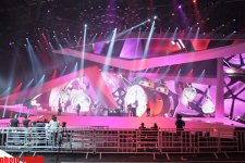 Рок-группа "Изабо" на сцене  "Baku Crystal Hall" (фотоссесия)