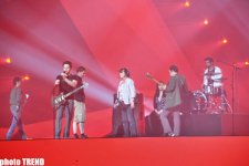 Рок-группа "Изабо" на сцене  "Baku Crystal Hall" (фотоссесия)