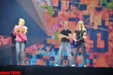 Eurovision-2012 San Marino participant sings song in Baku (PHOTO)