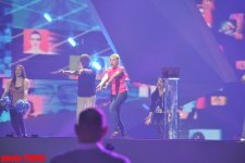 Eurovision-2012 San Marino participant sings song in Baku (PHOTO)