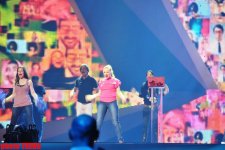 Eurovision-2012 San Marino participant sings song in Baku (PHOTO)