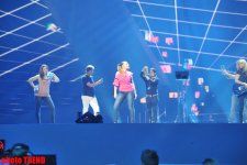Eurovision-2012 San Marino participant sings song in Baku (PHOTO)