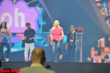 Eurovision-2012 San Marino participant sings song in Baku (PHOTO)