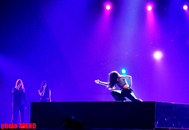 Фаворит "Евровидения 2012" на сцене "Baku Crystal Hall" (фотосессия)