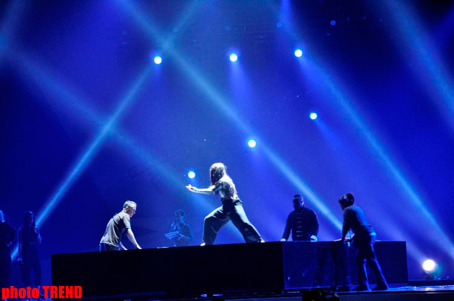 Фаворит "Евровидения 2012" на сцене "Baku Crystal Hall" (фотосессия)