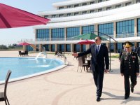 Президент Азербайджана принял участие в открытии центра отдыха и оздоровления "Хазри" (ФОТО)