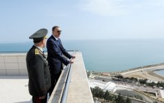 Президент Азербайджана принял участие в открытии центра отдыха и оздоровления "Хазри" (ФОТО)