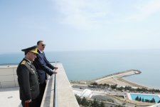 Президент Азербайджана принял участие в открытии центра отдыха и оздоровления "Хазри" (ФОТО)