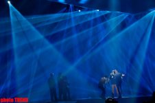 Eurovision-2012 Lithuanian participant performs on Baku Crystal Hall stage (PHOTO)