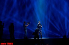 Eurovision-2012 Lithuanian participant performs on Baku Crystal Hall stage (PHOTO)