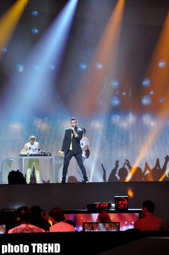 Eurovision 2012 Maltese participant rehearses in Baku (PHOTO)