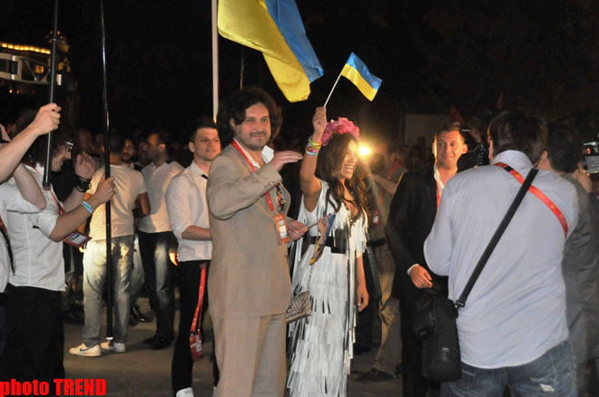 В Баку прошла церемония открытия конкурса "Евровидение - 2012" (версия 3) (ФОТО)
