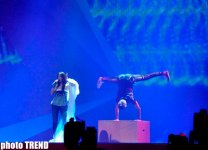 Финалистка "Евровидения 2012" Анггун на сцене "Baku Crystal Hall" (фотосессия)