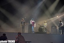 Финалист "Евровидения 2012"  Роман Лоб на сцене "Baku Crystal Hall" (фотосессия)