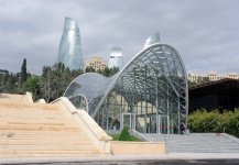 Azerbaijani President opens Baku Funicular and pedestrian underpass (PHOTO)