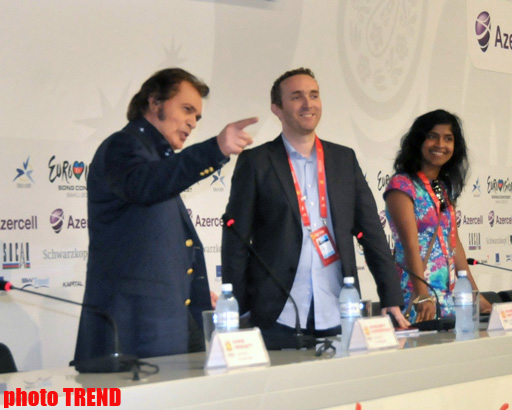 Eurovision-2012 UK representative talks about Azerbaijani participant, Russian singer and King of Rock 'n' Roll (PHOTO)