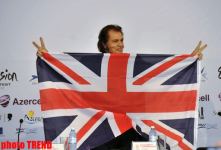 Eurovision-2012 UK representative talks about Azerbaijani participant, Russian singer and King of Rock 'n' Roll (PHOTO)