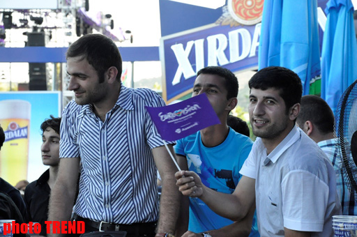 Thousands of people in Baku to watch Eurovision 2012 grand final at National Seaside Park (PHOTO)