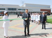 Президент Азербайджана принял участие в открытии Нахчыванской городской поликлиники (ФОТО)