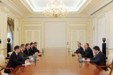 Президент Азербайджана принял делегацию под руководством главы МИД Украины