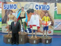 Блестящее выступление азербайджанских сумоистов на чемпионате Европы (фотосессия)