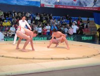 Блестящее выступление азербайджанских сумоистов на чемпионате Европы (фотосессия)