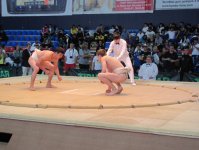 Блестящее выступление азербайджанских сумоистов на чемпионате Европы (фотосессия)