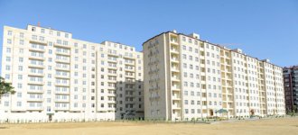 Президент Азербайджана принял участие в открытии нового жилого комплекса минобороны в Баку (ФОТО)