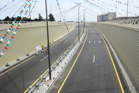 President Ilham Aliyev gets acquainted with works of reconstruction of Bilgah-Sumgayit motor highway (PHOTO)
