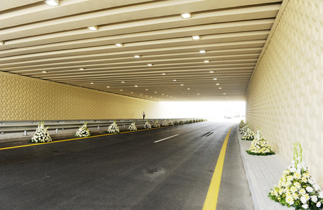 President Ilham Aliyev gets acquainted with works of reconstruction of Bilgah-Sumgayit motor highway (PHOTO)