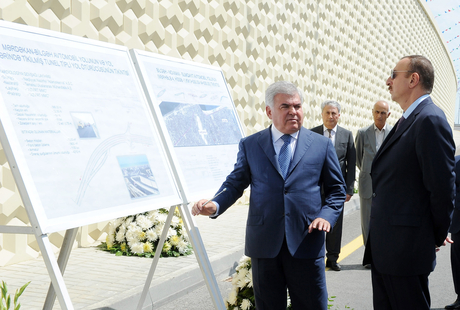 President Ilham Aliyev gets acquainted with works of reconstruction of Bilgah-Sumgayit motor highway (PHOTO)