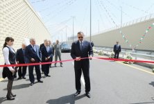 President Ilham Aliyev gets acquainted with works of reconstruction of Bilgah-Sumgayit motor highway (PHOTO)