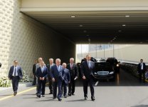 President Ilham Aliyev gets acquainted with works of reconstruction of Bilgah-Sumgayit motor highway (PHOTO)