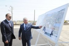 President Ilham Aliyev gets acquainted with works of reconstruction of Bilgah-Sumgayit motor highway (PHOTO)