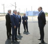 President Ilham Aliyev gets acquainted with works of reconstruction of Bilgah-Sumgayit motor highway (PHOTO)