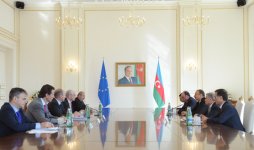 Состоялась встреча в расширенном составе Президента Азербайджана и Президента Совета ЕС (ФОТО)