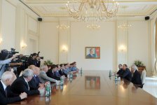 Президент Азербайджана принял делегацию во главе с председателем Госдумы России (ФОТО)