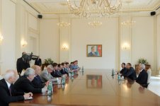Президент Азербайджана принял делегацию во главе с председателем Госдумы России (ФОТО)