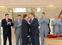Президент Азербайджана принял делегацию во главе с председателем Госдумы России (ФОТО)