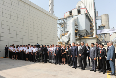 New cement plant opened in Baku (PHOTO)