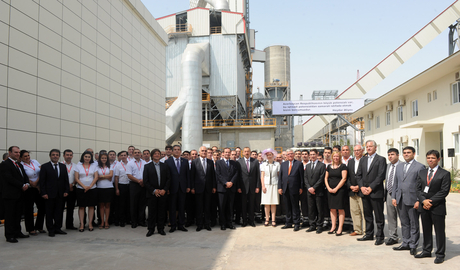 New cement plant opened in Baku (PHOTO)