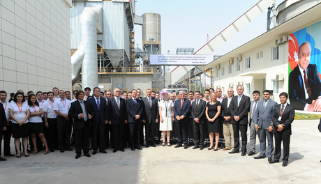 New cement plant opened in Baku (PHOTO)