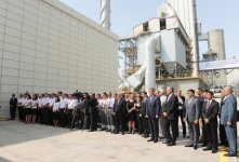 New cement plant opened in Baku (PHOTO)