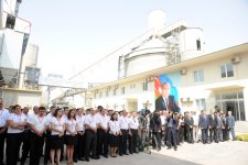 New cement plant opened in Baku (PHOTO)