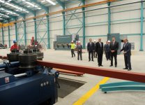 Президент Азербайджана принял участие в открытии Гарадагского завода металлических конструкций (ФОТО)